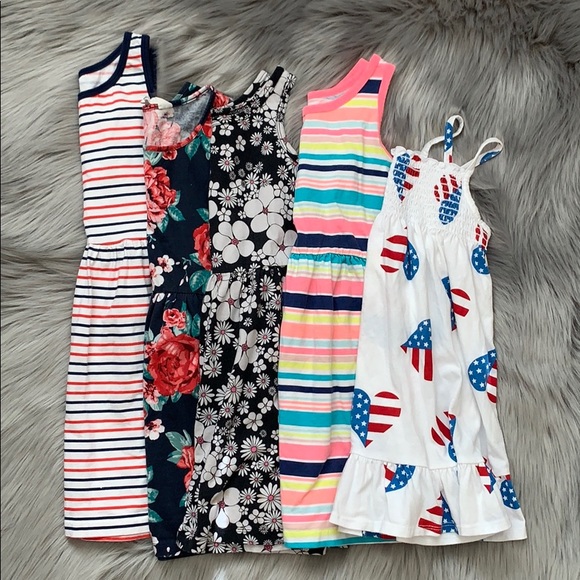 Carter's Other - 4 Pack! Toddler Girl Tank Dresses 4/5